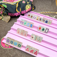 Bespoke Year of the Horse Pearl Cream Mahjong Tile Set