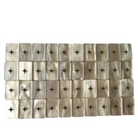 Bespoke Year of the Horse Pearl Cream Mahjong Tile Set