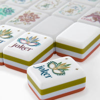 Sierra Burnt Orange Mahjong Tile Set