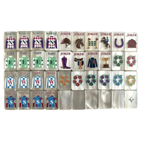 Bespoke Year of the Horse Pearl Cream Mahjong Tile Set