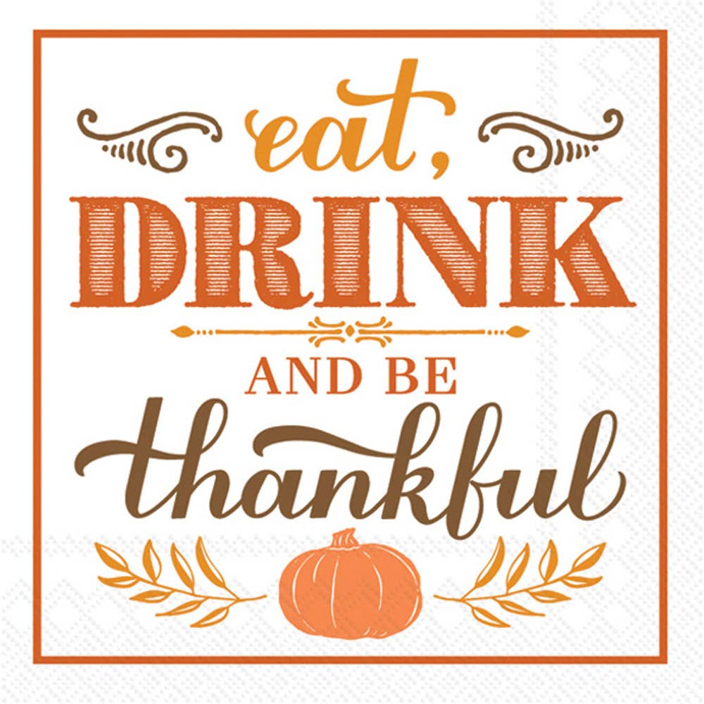 Thankful Cocktail Napkin