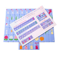 Gray Malin Beach Club Mahjong Tiles - Cabana Blue