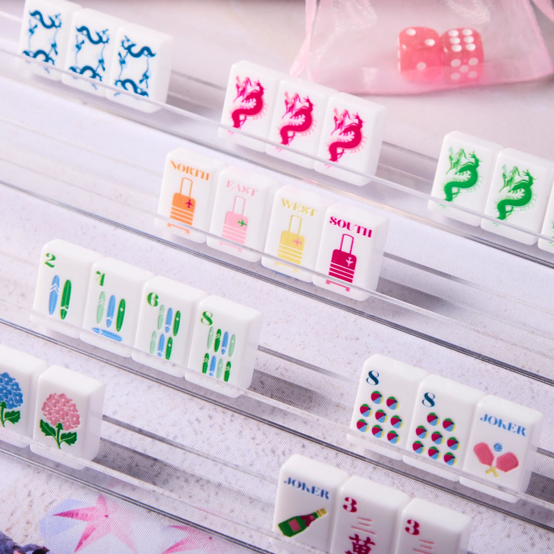 Bespoke x Gray Malin Travel Mahjong Set