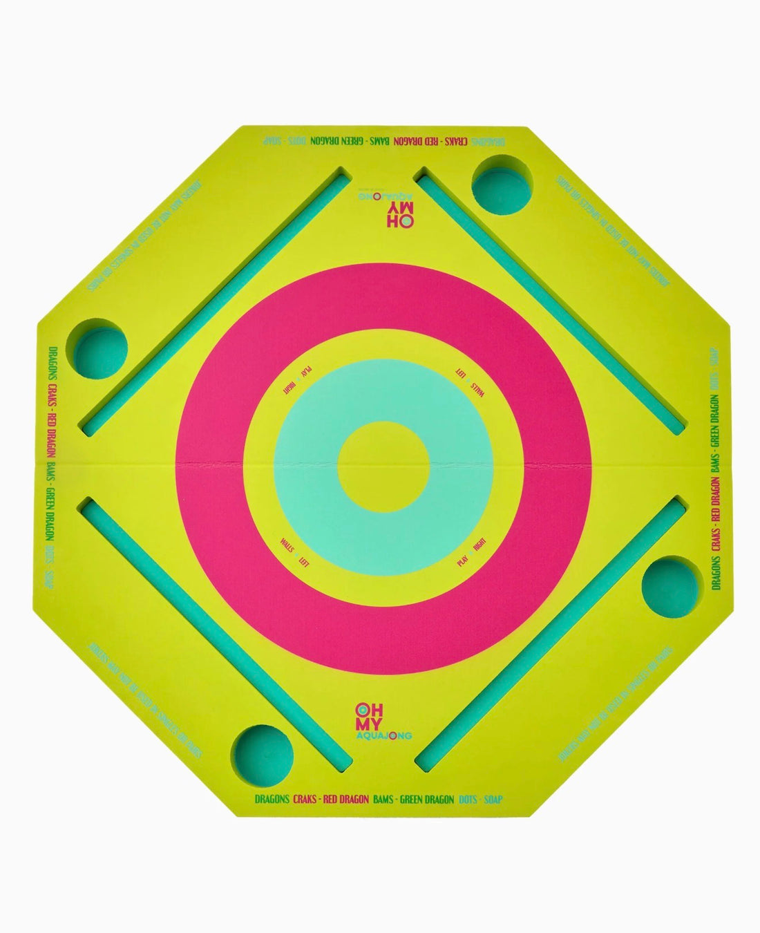 Oh My Mahjong Green Aqua Jong Pool Mat
