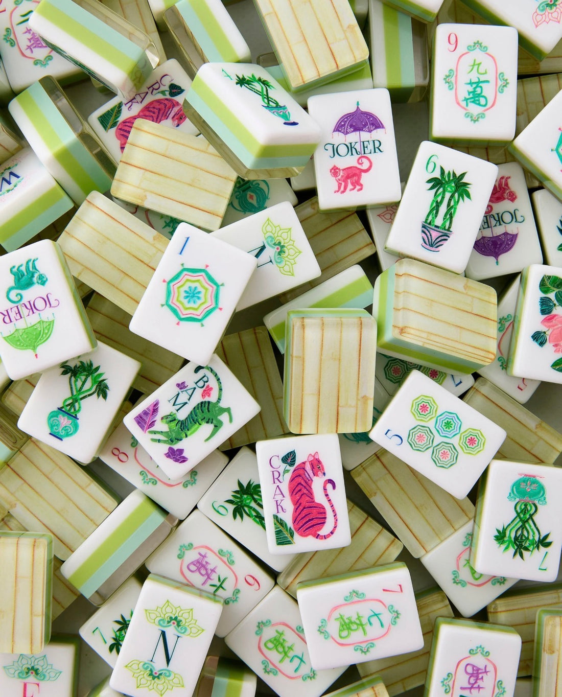 Oh My Mahjong Palm Royale Tile Set