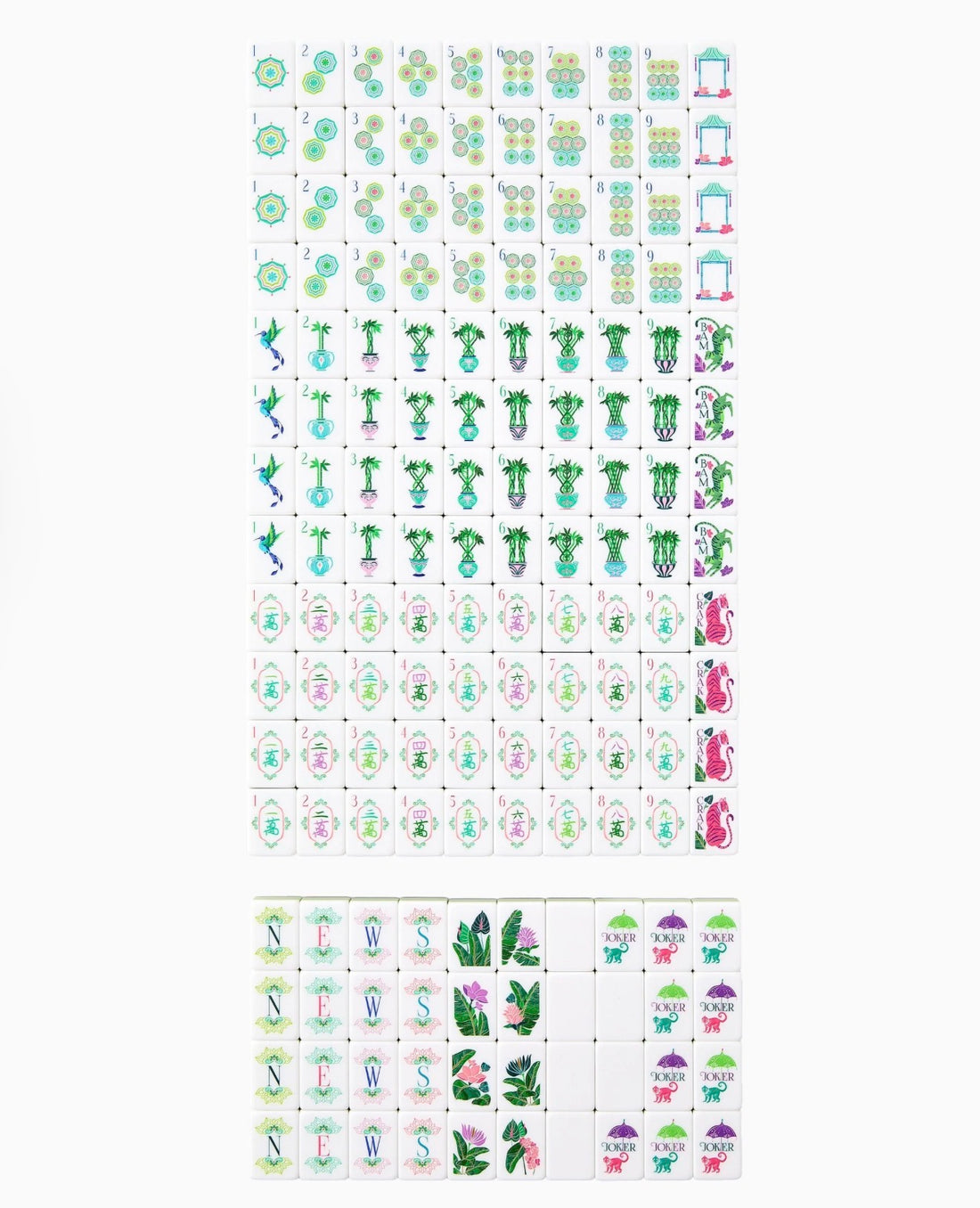 Oh My Mahjong Palm Royale Tile Set