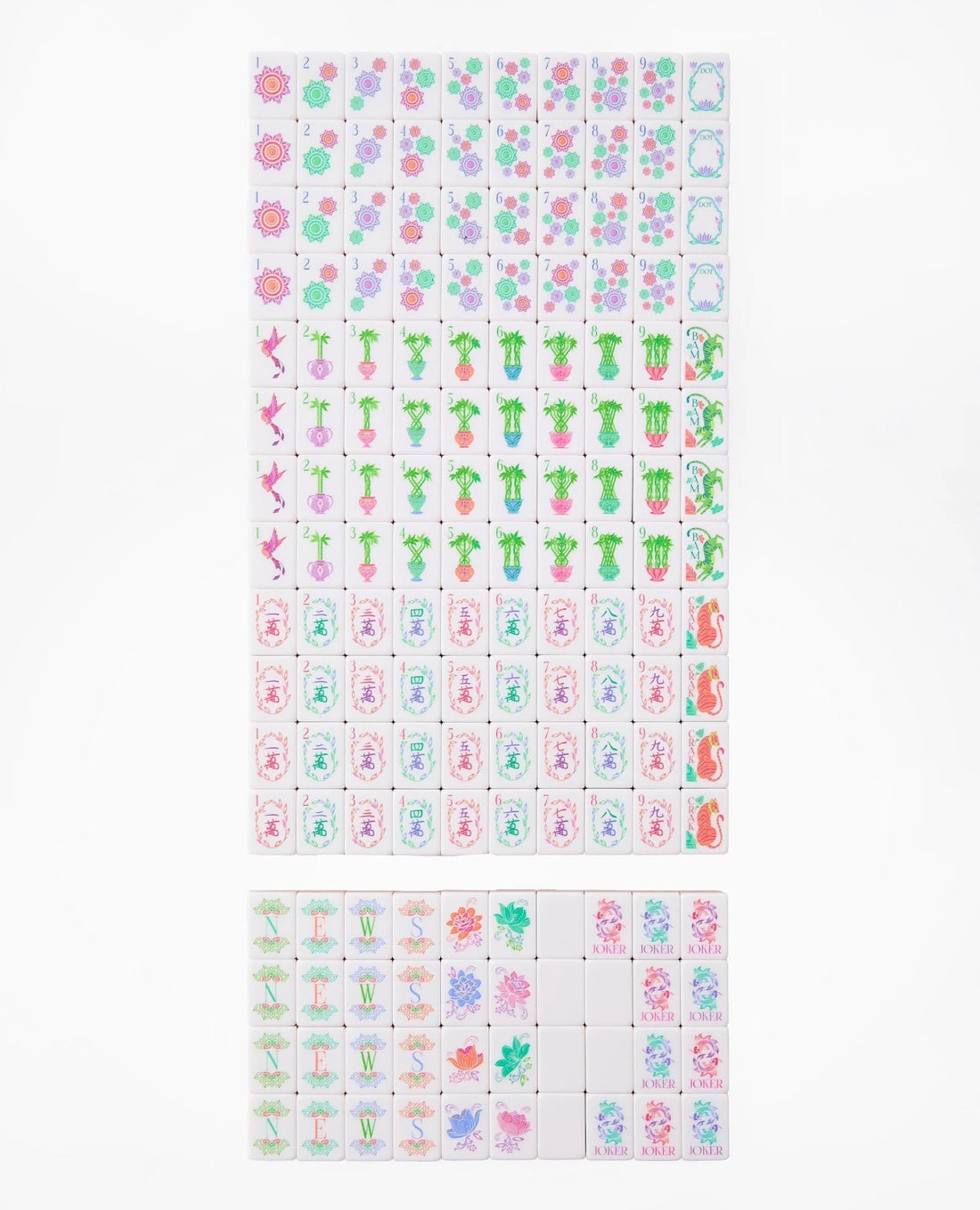 Oh My Mahjong Pearlescent Mahjong Tile Set
