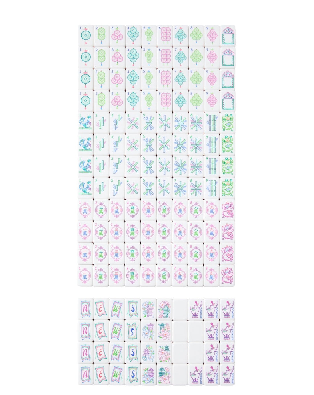 Amara Mahjong Tile Set