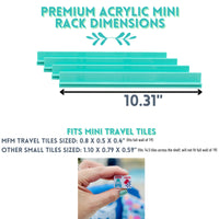 Mini Travel Anywhere White Mahjong Set