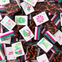 Glow Wild Tortoise Mahjong Tile Set