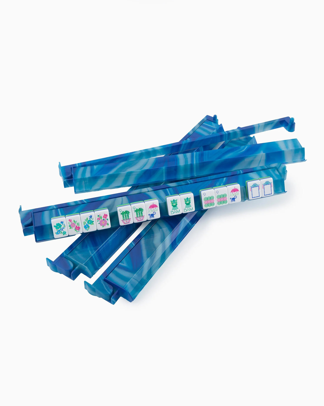 Blue Agate Rack and Pusher Set