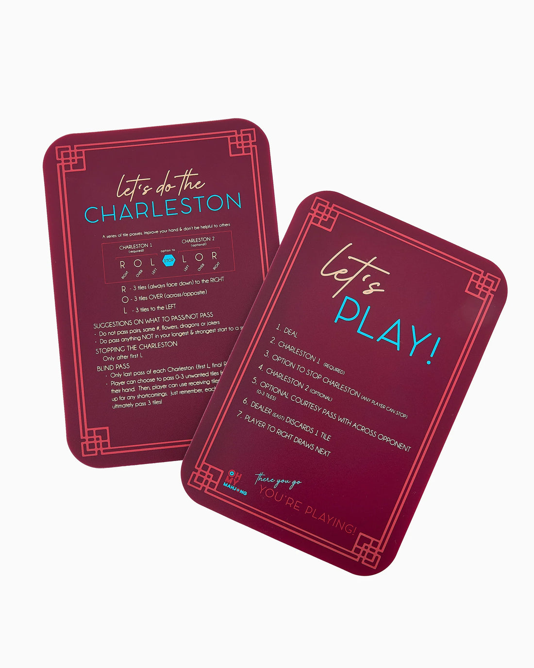 Burgundy Mahjong Shuffler