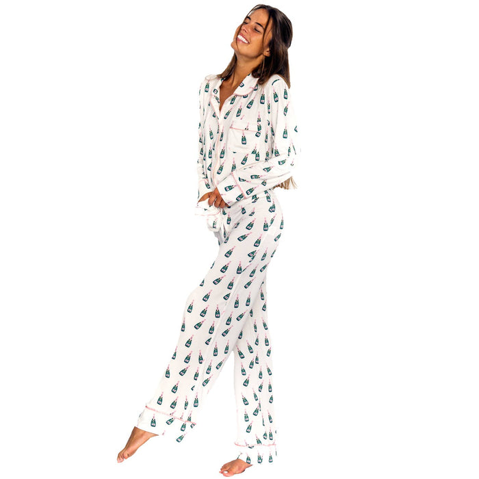 Champagne Long Sleeve Pant PJS