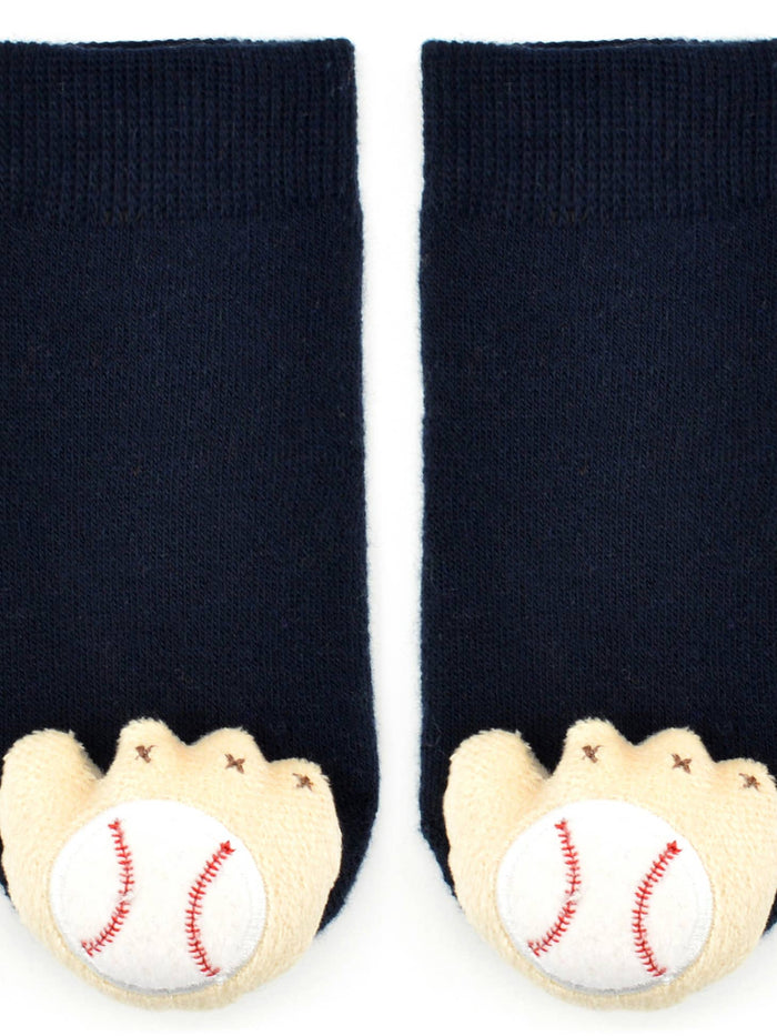 Baseball Rattle Socks