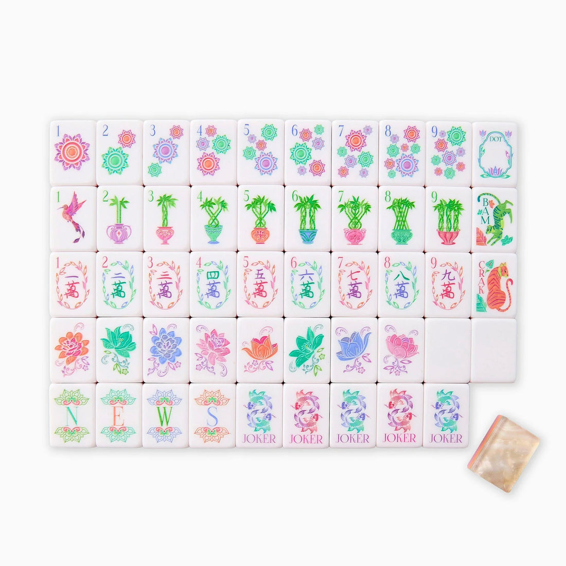 Oh My Mahjong Pearlescent Mahjong Tile Set